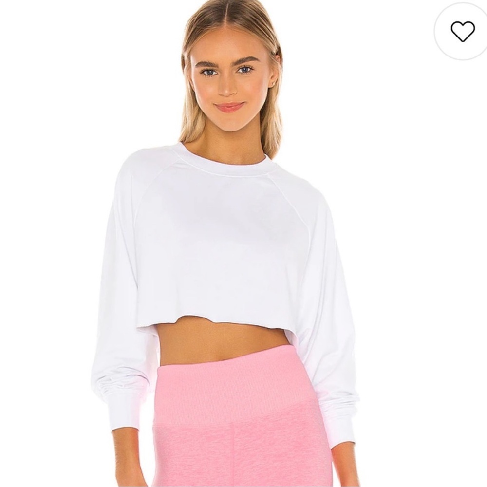 ALO YOGA
Double Take Raglan-sleeve Cropped Sweatshirt S
